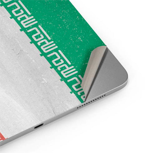 Iran Flag Distressed Apple iPad Air Skin